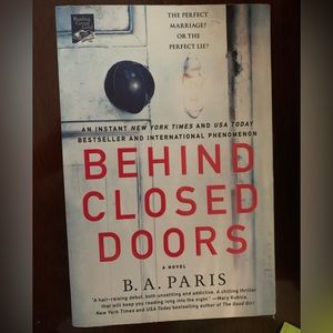 Book- Behind closed doors by BA Paris